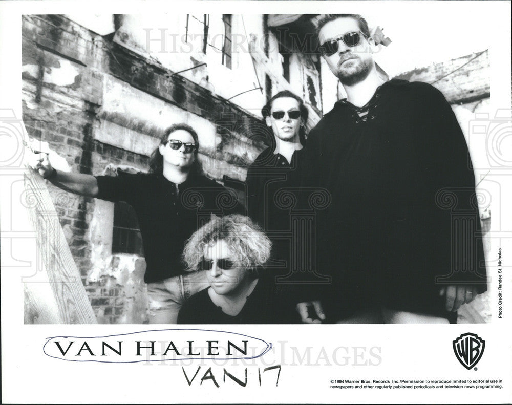 Undated Press Photo Van Halen - Historic Images