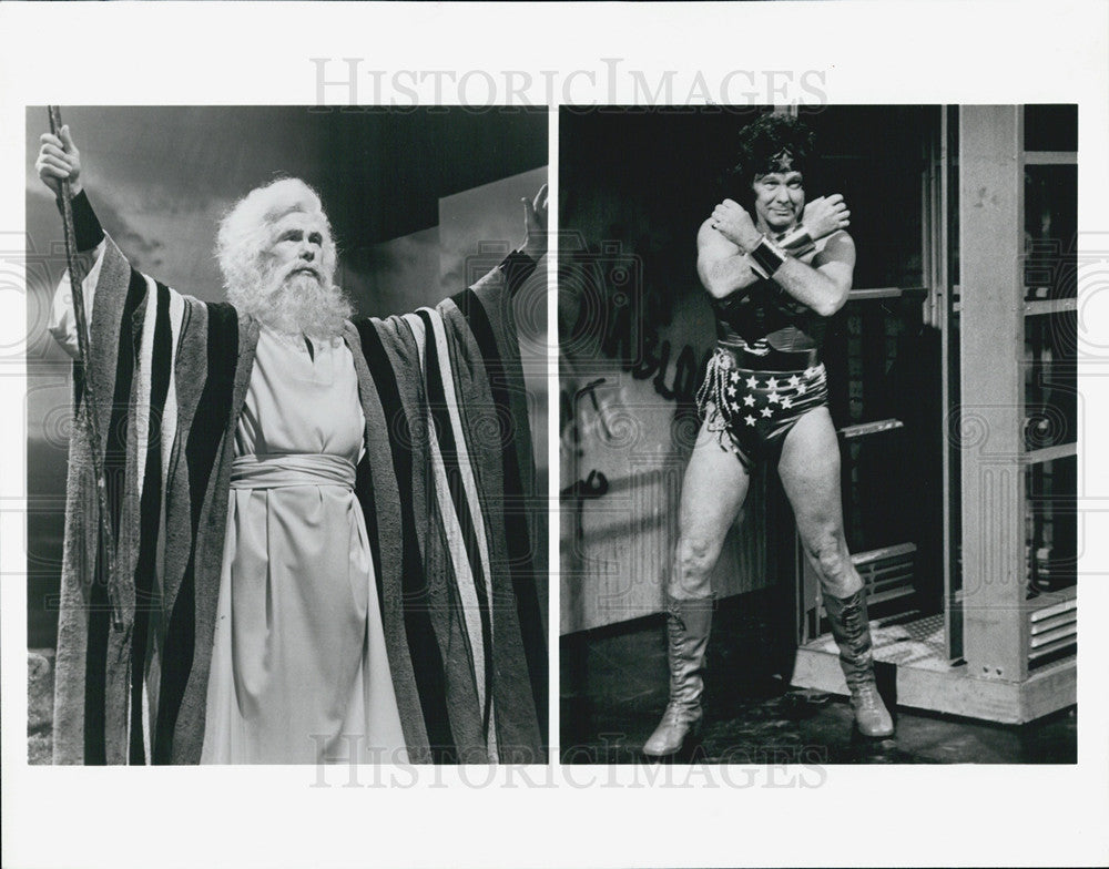 1992 Press Photo Johnny Carson in castumes - Historic Images