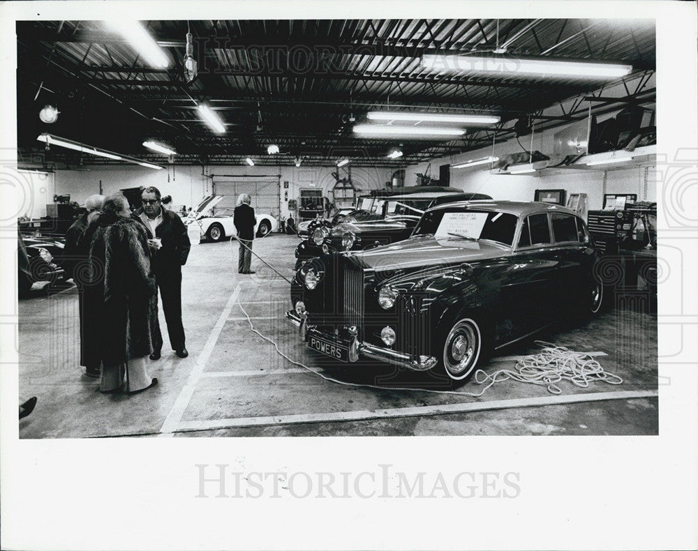 1983 Press Photo Vintage Classic Autos Dale Powers Automotive - Historic Images