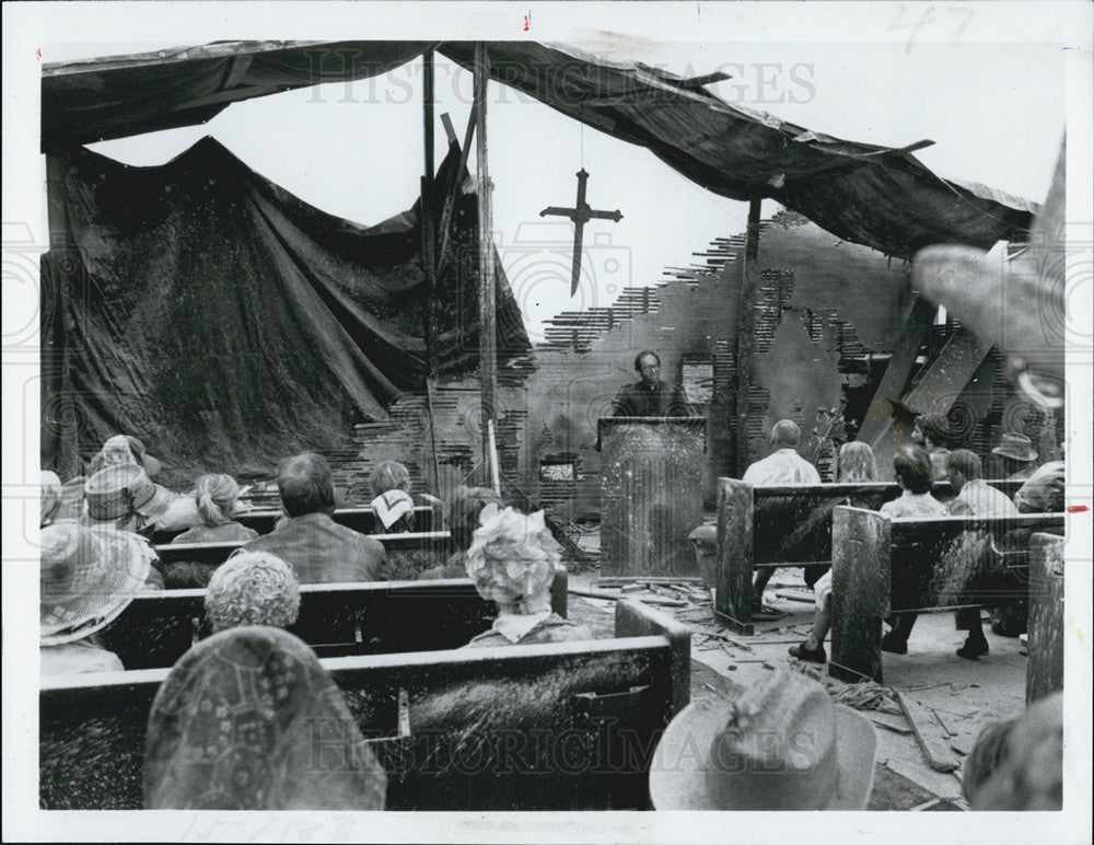 1983 Press Photo Scene from movie &quot;The Day After&quot; about nuclear warfare - Historic Images