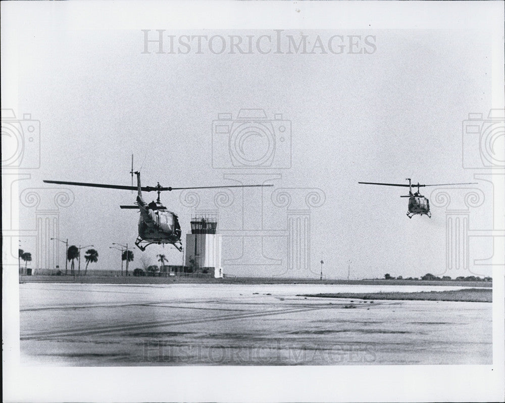 1984 Press Photo Vietnam war era helicopter - Historic Images