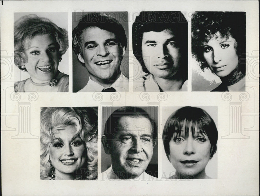 1978 Press Photo Barbara Streisand, Shirley MacLaine, Steve Martin - Historic Images