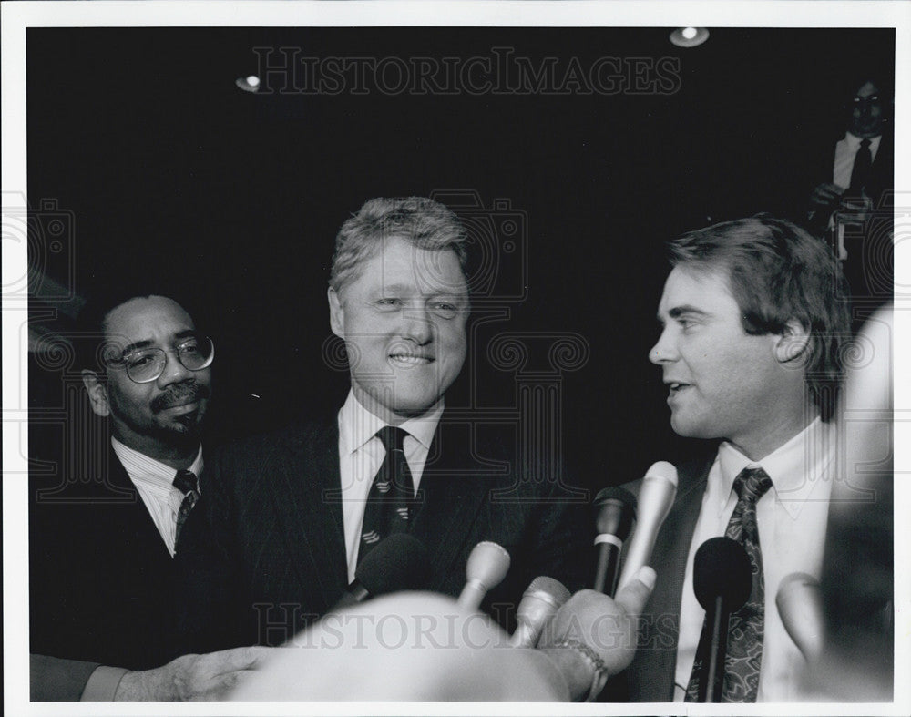 1981 Press Photo Presidential candidate William Clinton - Historic Images