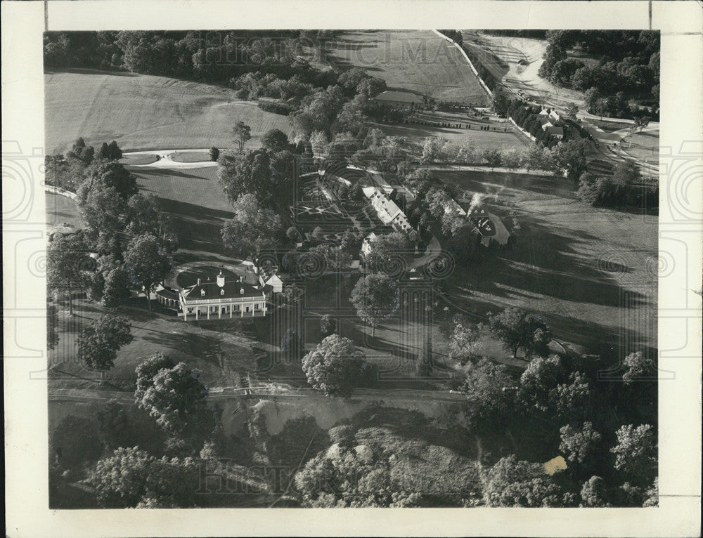 1986 Press Photo Mount Vernon Virgina estate George Washington - Historic Images