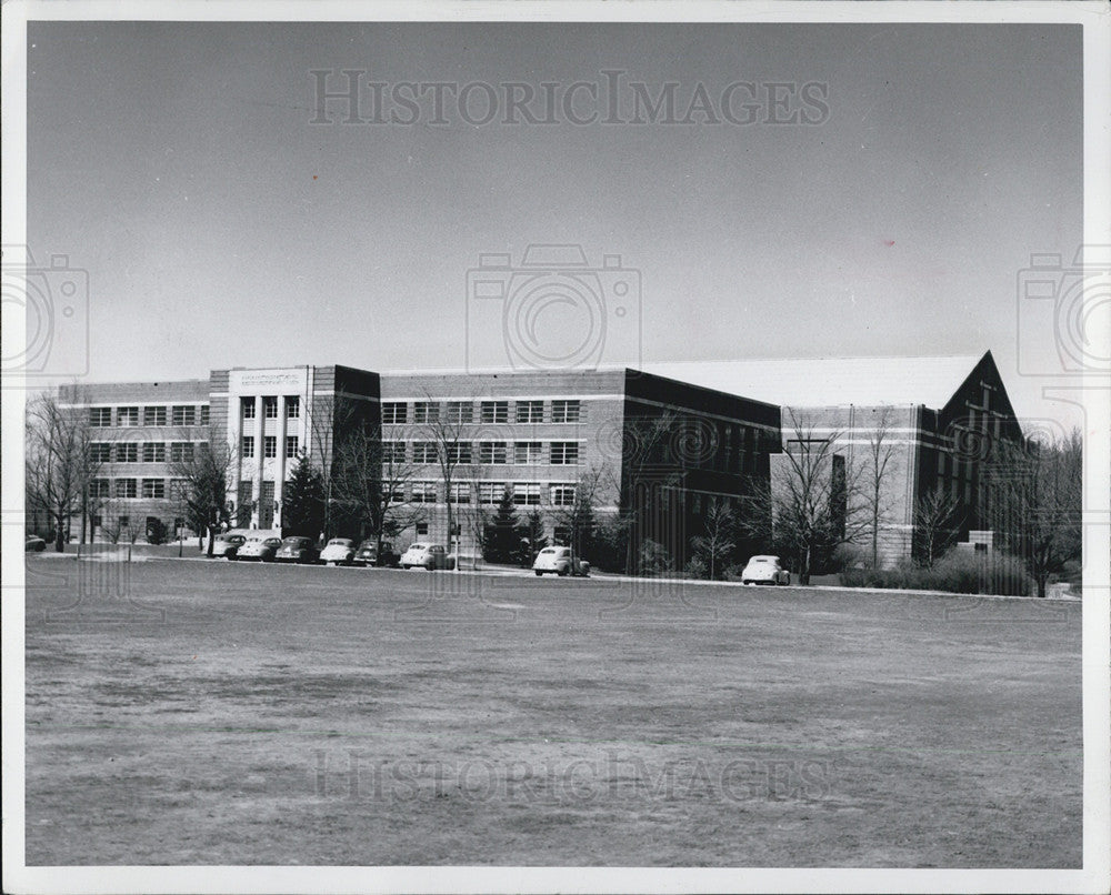 1955 Press Photo Jenison Gym and Fieldhouse at Michigan State U - Historic Images