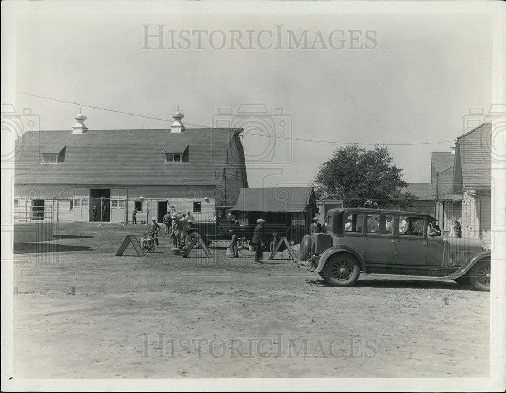 1928 Press Photo Kellogg Farm Mich State College - Historic Images