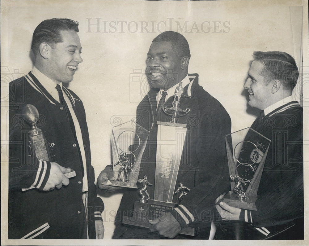 1963 Press Photo James Stoa,Ed Saftli and Ed Banker of Seattle Cavaliers - Historic Images