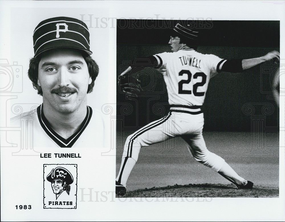 1983 Press Photo Lee Tunnell of the Pirates - Historic Images