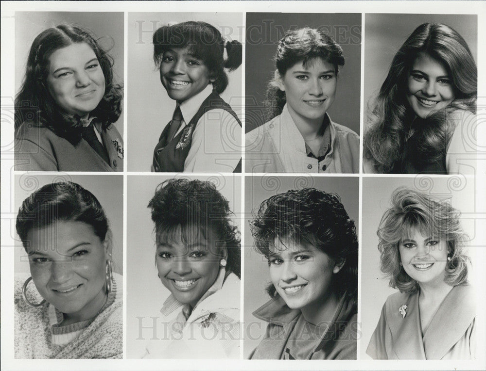 1988 Press Photo of the cast of TV show The Facts of Life - Historic Images