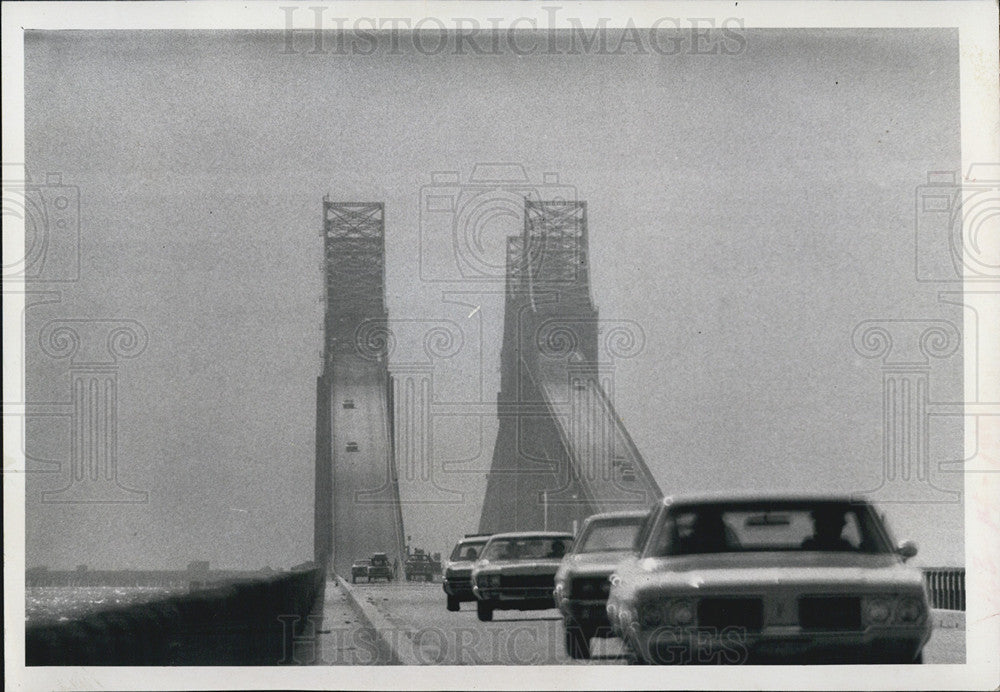 1971 Press Photo Sunshine Skyway in Florida - Historic Images