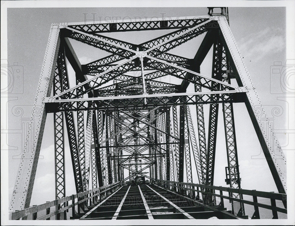 Undated Press Photo A Bridge under construction - Historic Images