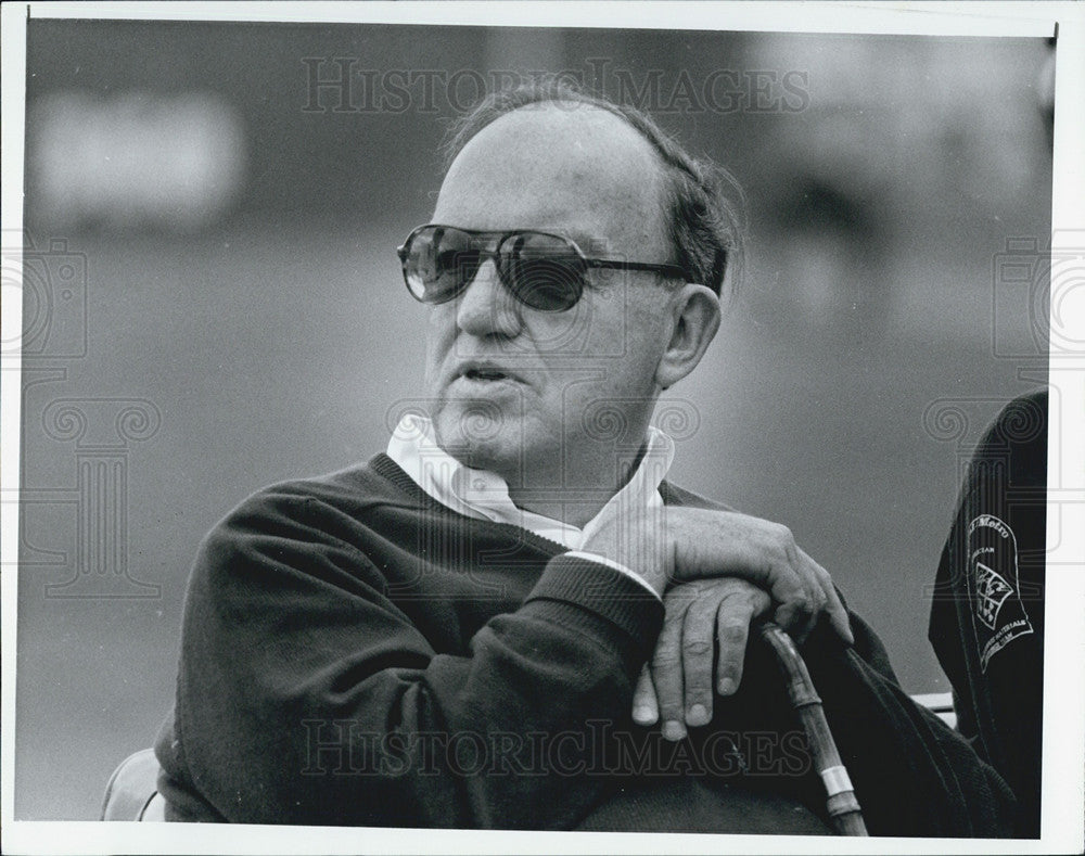 1991 Press Photo Baseball Comissioner Fay Vincent on Arizona - Historic Images