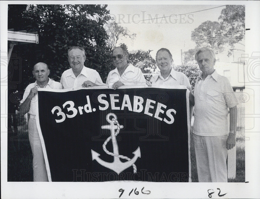 1979 Press Photo 33rd Seabees Battalion Reunion - Historic Images