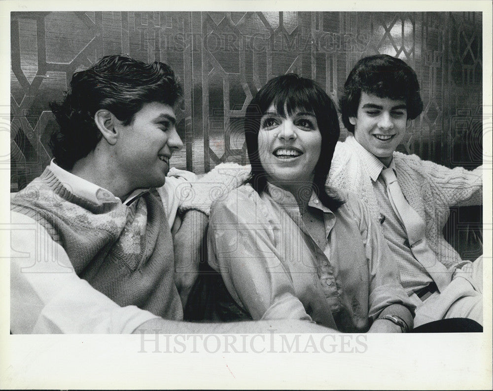 1983 Press Photo Liza Minnelli, Kevin Anderson, David Bachman - Historic Images