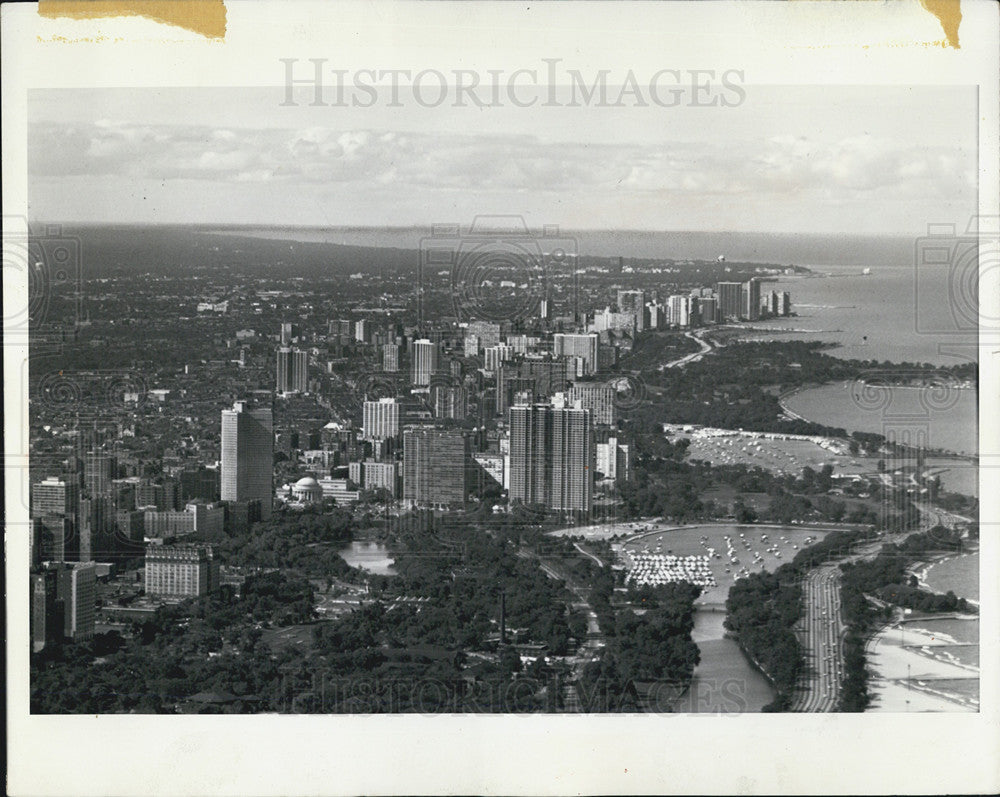 1970 Press Photo View Of Illinois From Top Of John Hancock Center North - Historic Images