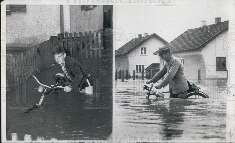 1954 Press Photo
Flood
Germany - Historic Images