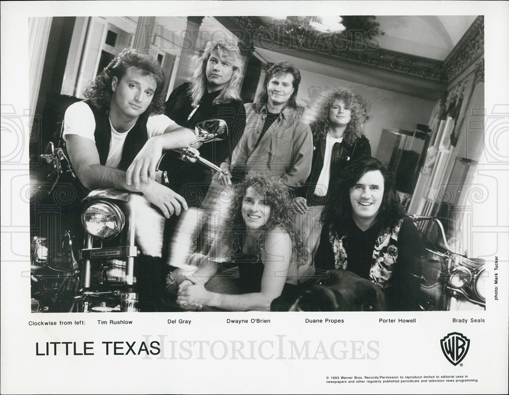 1993 Press Photo Little Texas Musicians - Historic Images