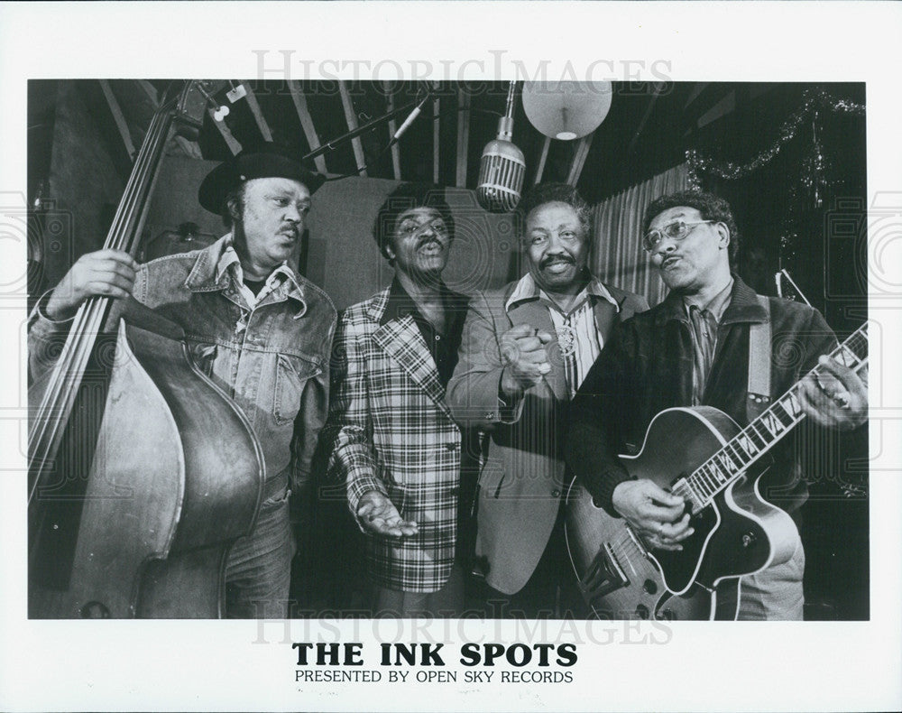 1988 Press Photo The Ink Spots/Vocal Group/Musicians - Historic Images