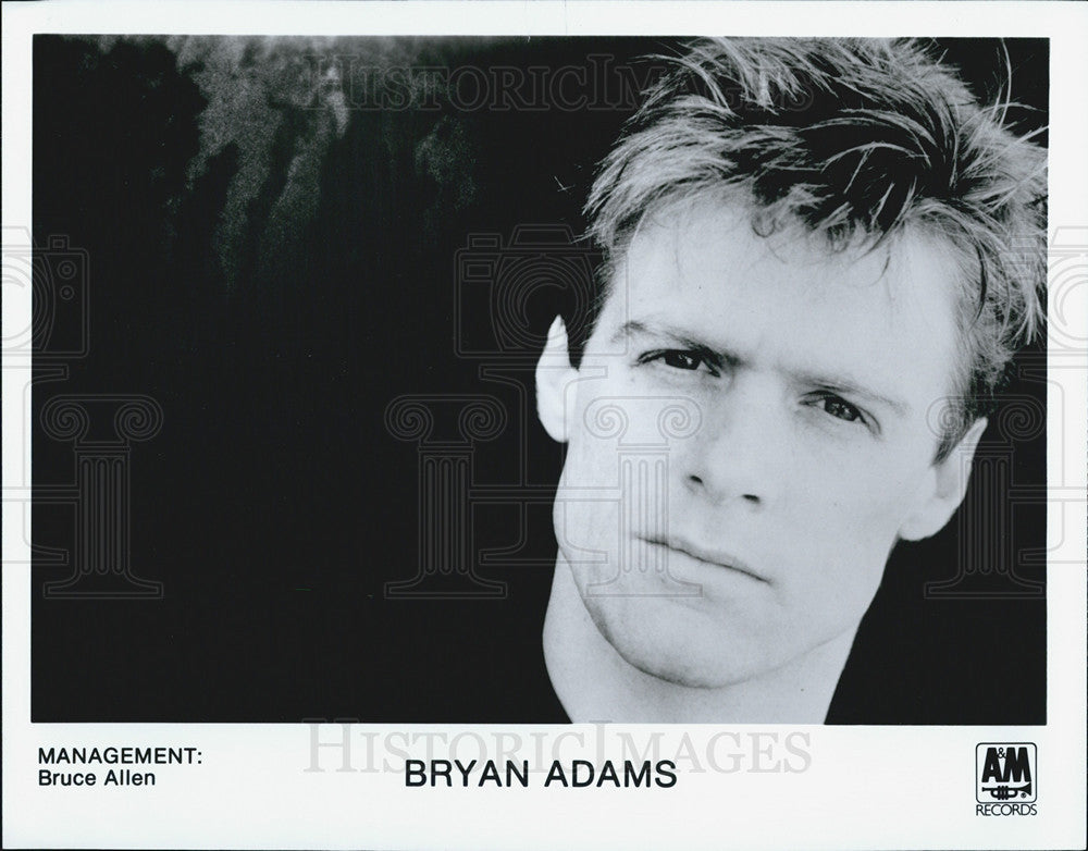 1988 Press Photo Bryan Adams/Canadian Rock Singer/Songwriter/Actor/Producer - Historic Images