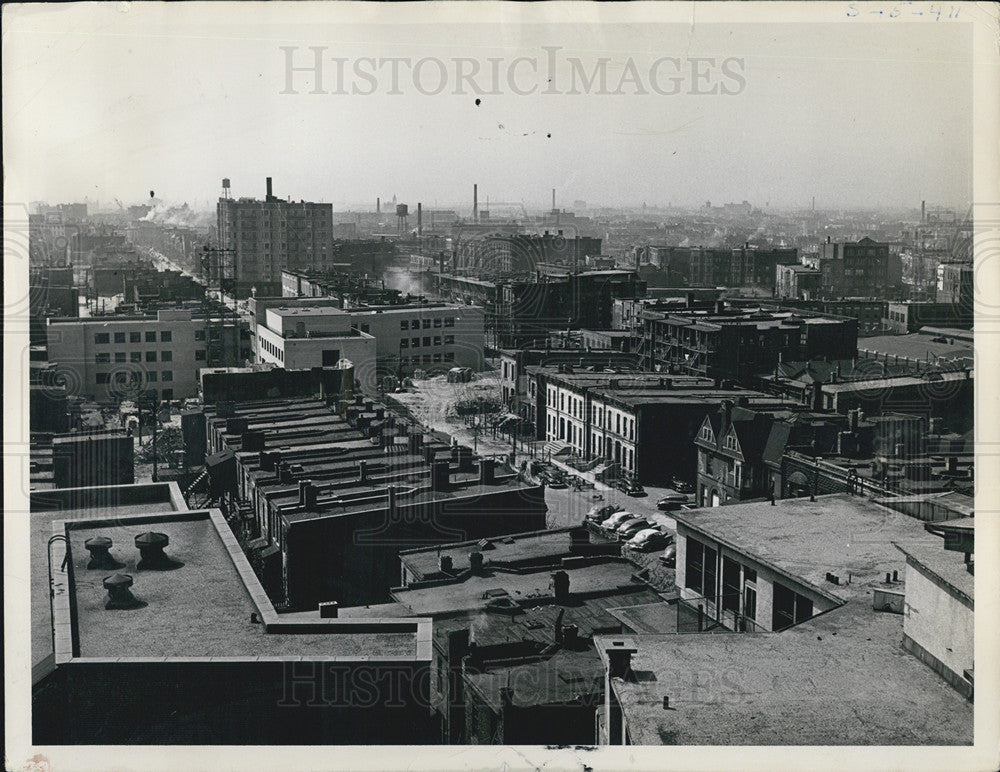 1960 Press Photo Michael Reese Hospital, New Building is Under Construction - Historic Images