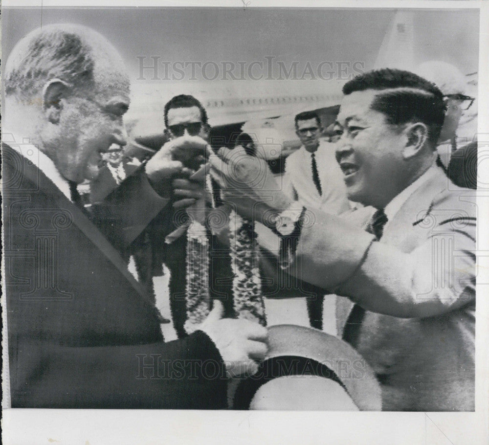 1964 Press Photo Thailand Foreign Minister Thanat Khoman - Historic Images