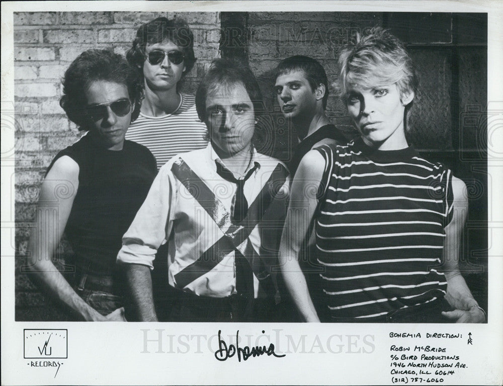 1982 Press Photo Rock band Bohemia - Historic Images