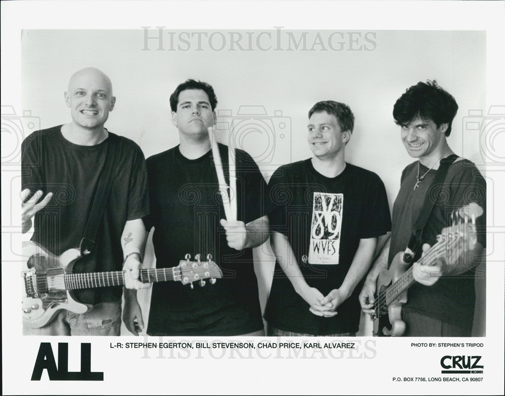 1994 Press Photo ALL: S. Egerton, B. Stevenson, C. Price, K. Alvarez - Historic Images