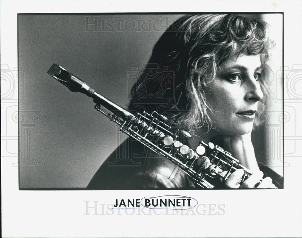 Undated Press Photo Canadian Soprano Saxophonist Jane Bunnett - Historic Images