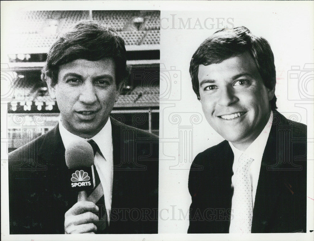 1986 Press Photo World Series Pre-Game Show Host Bob Costas - Historic Images