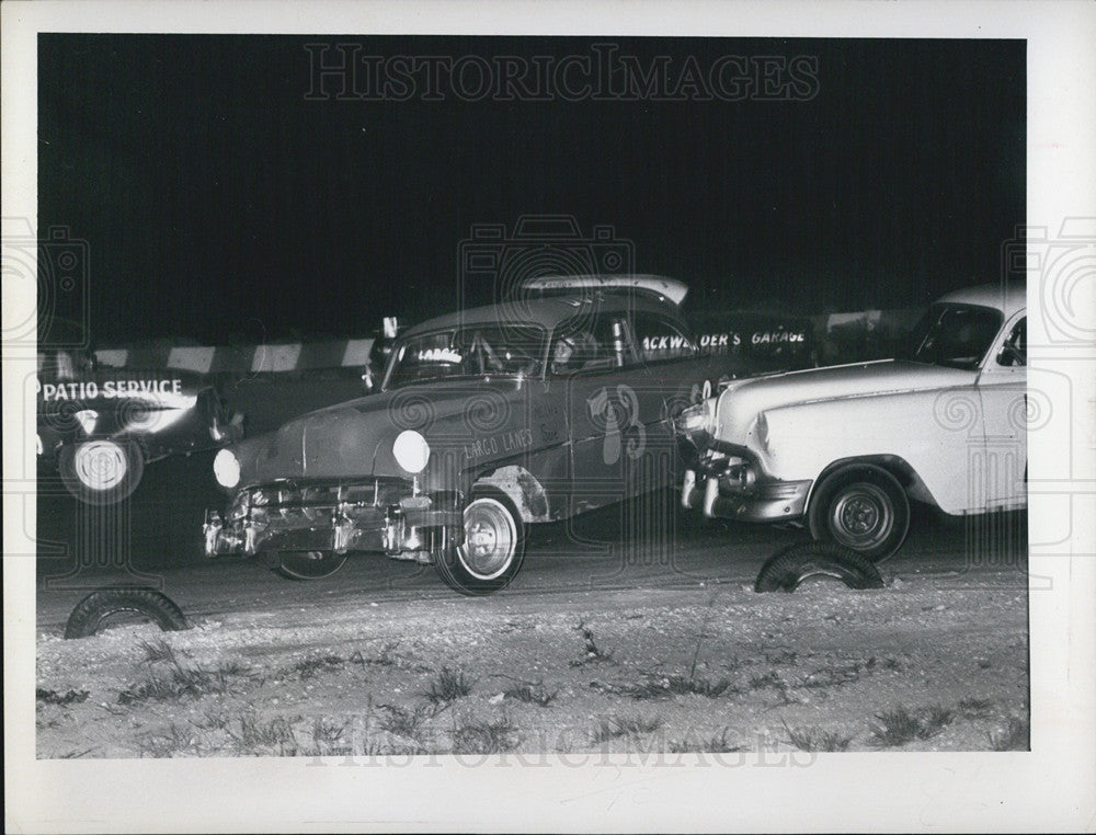 1959 Press Photo Racing Accident, St Petersburg, Florida - Historic Images