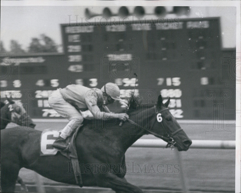 1967 Press Photo Jerry Hunt leading jockey - Historic Images