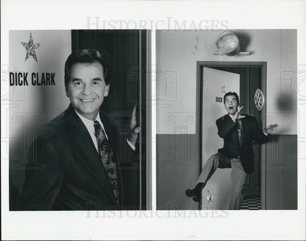 1993 Press Photo Dick Clark in &quot;The Return of Television&#39;s Censored Bloopers&quot; - Historic Images