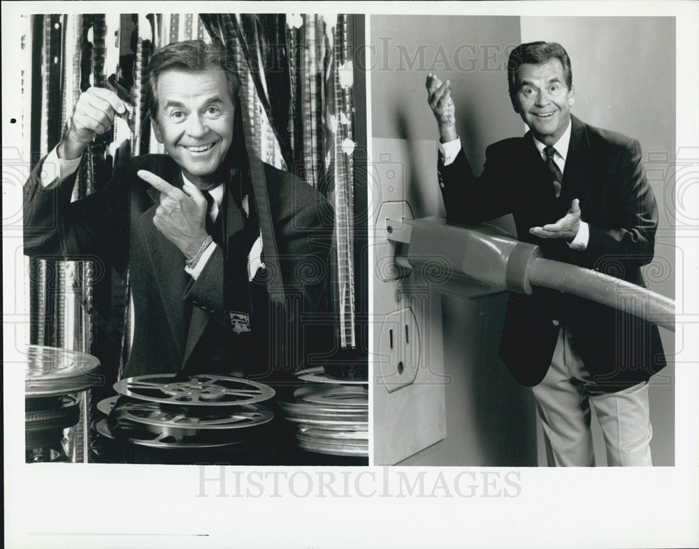 Undated Press Photo Dick Clark in &quot;All-New All-Star TV Censored Bloopers- Unplugged&quot; - Historic Images