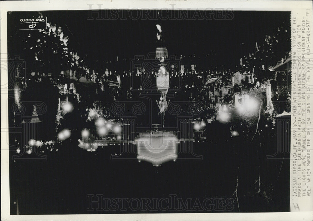 Undated Press Photo California Pacific International Exposition - Historic Images