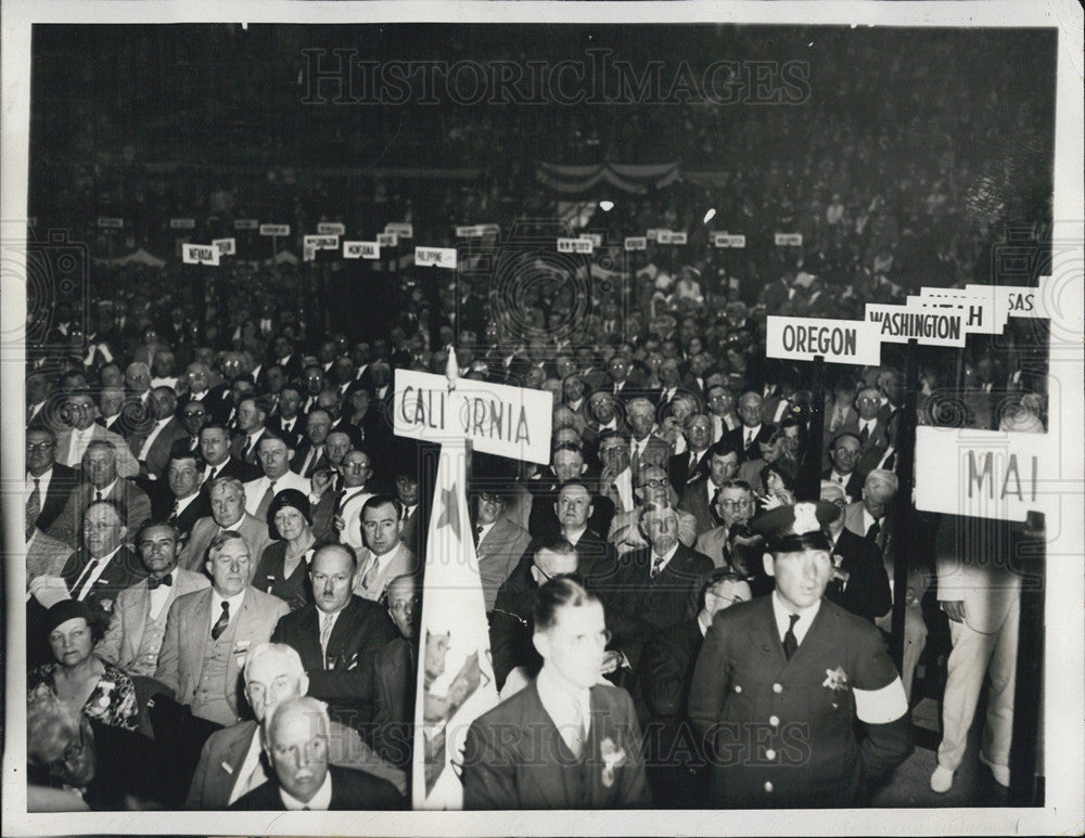 1932 Press Photo California Republican National Convention - Historic Images