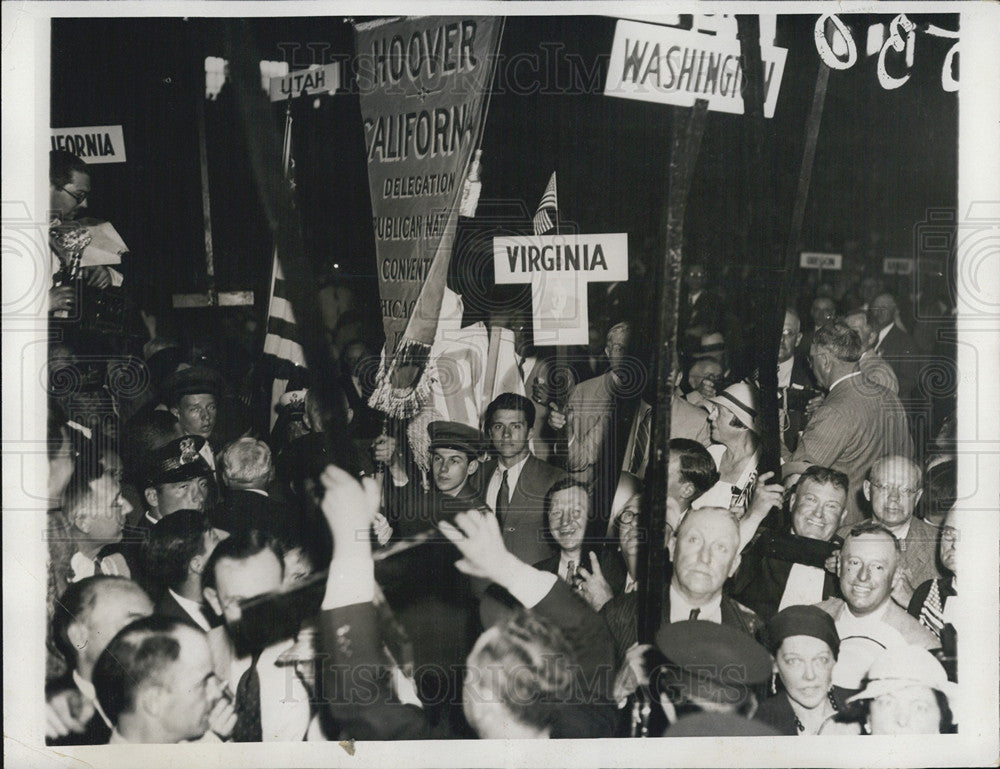 Undated Press Photo California Republican Convention - Historic Images