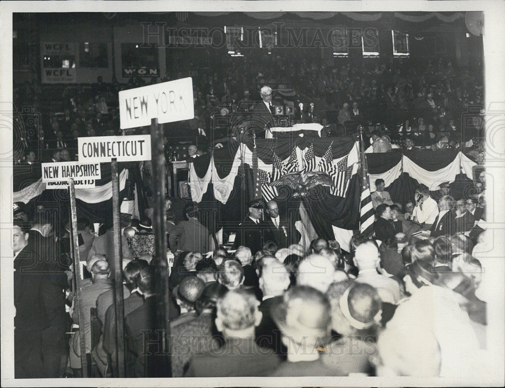 1932 Press Photo Republican Convention in Chicago Stadium - Historic Images