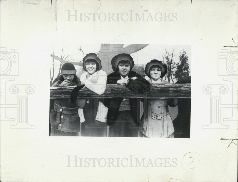 1936 Press Photo Wallis Warfield, Henriette Niemrick, Ellen Yuille, Renne duPont - Historic Images