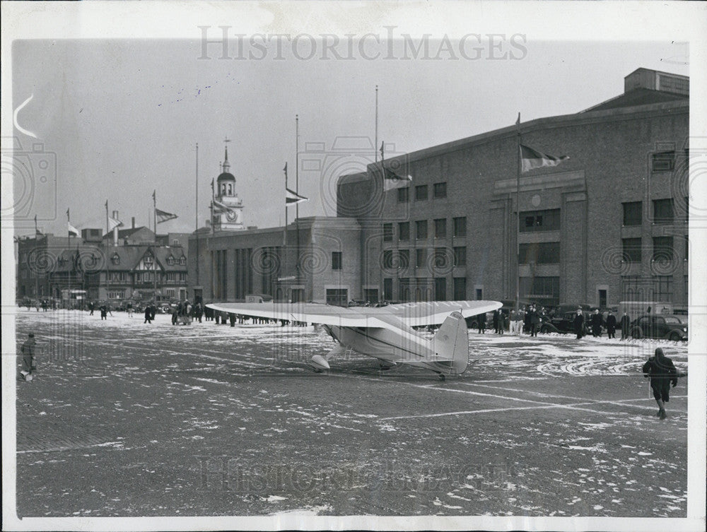 1938 Press Photo Stinson Airplane, International Air Show, Chicago - Historic Images