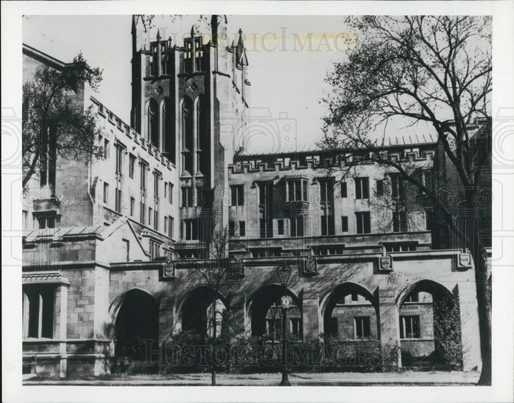 1983 Press Photo University Of Chicago Lying-In Hospital Building Exterior - Historic Images