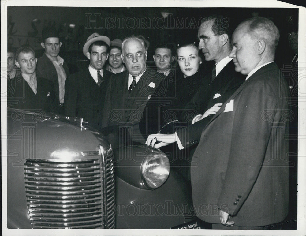 1937 Press Photo Auto Show, Detroit, MI - Historic Images