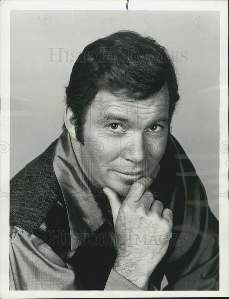 1975 Press Photo Barbary Coast Film Actor William Shatner Character Portrait - Historic Images