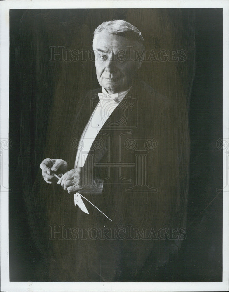 1985 Press Photo Robert Shaw, Music Director, Atlanta Symphony Orchestra - Historic Images