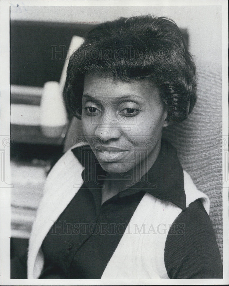 1977 Press Photo Barbara Coats passenger in the Loop Crash of 1977 - Historic Images