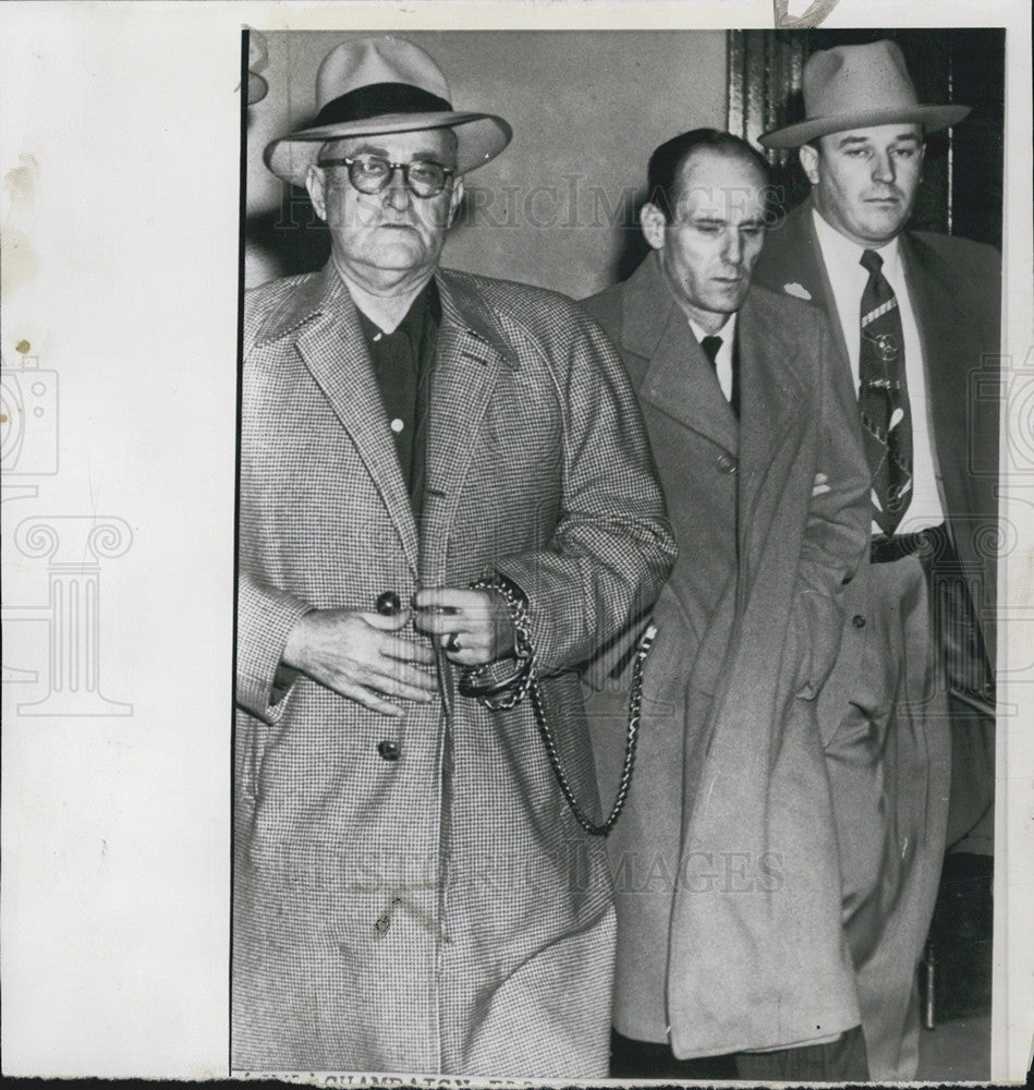 1951 Press Photo Andrew Pete Parmer After Conviction Rape-Murder Janet Clark - Historic Images