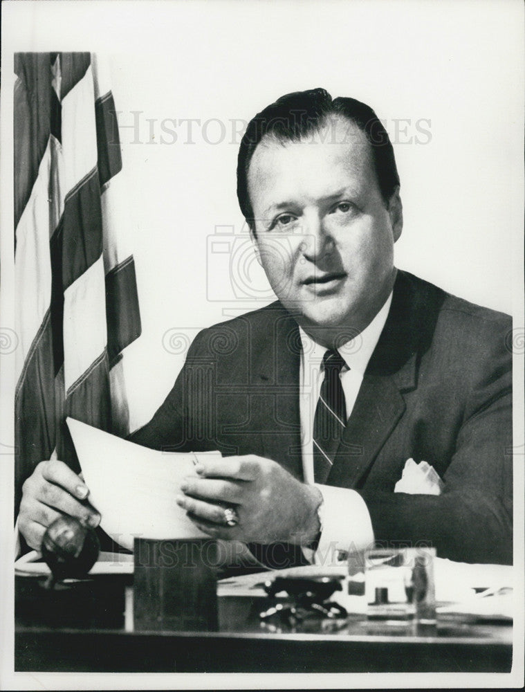 1967 Press Photo Leonard marks director of us Information service - Historic Images