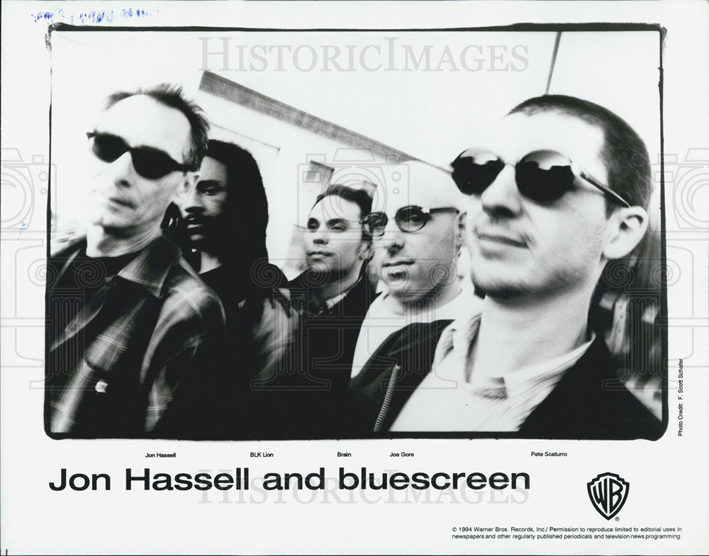 1994 Press Photo Jon Hassell &amp; Bluescreen - Historic Images