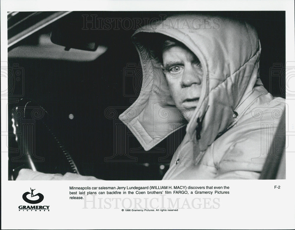 1996 Press Photo William Macy actor in Fargo - Historic Images