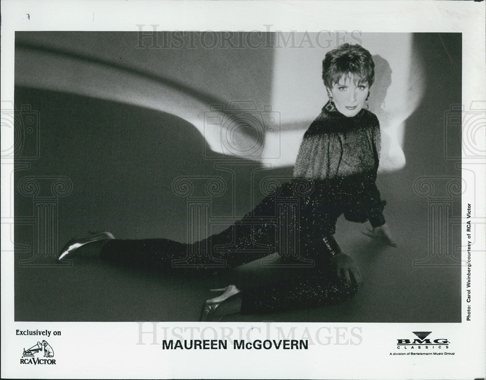 1992 Press Photo Maureen McGovern American Singer Broadway Actress - Historic Images