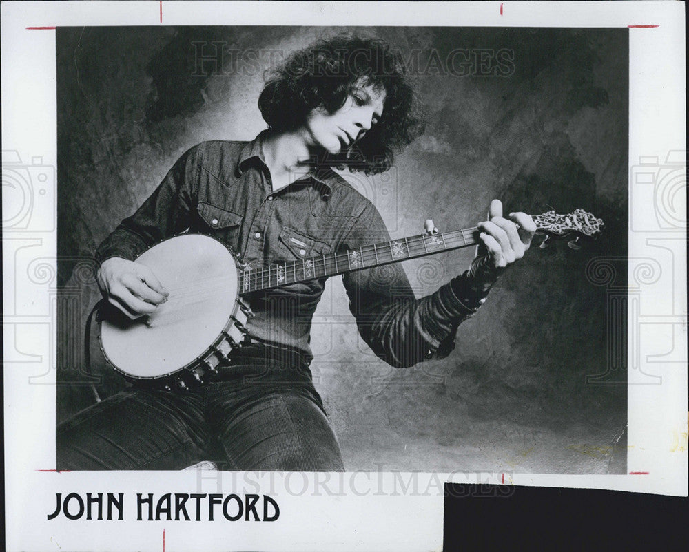 1974 Press Photo John Hartford Singer Guitarist Banjoist Warehouse Appearance - Historic Images